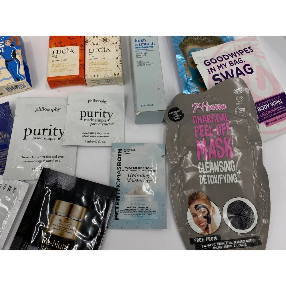 Luxury‎ Beauty Skincare Sample Lot Hanacure Origins Philosophy Biossance New